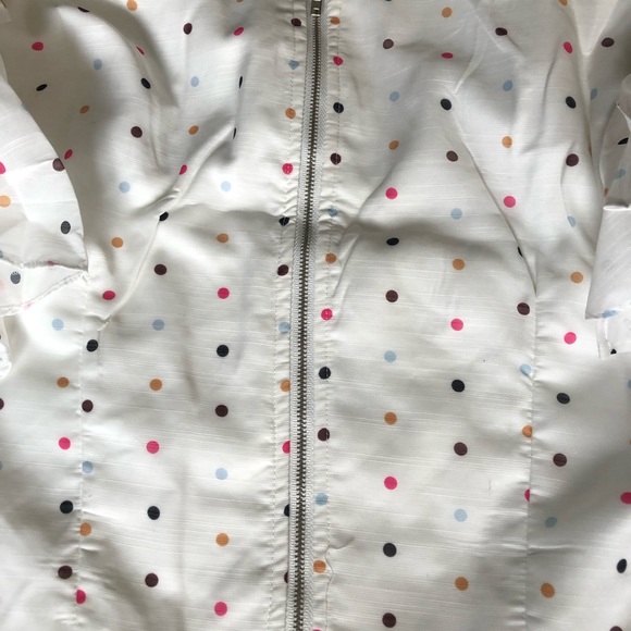 BEULAH-NWT LG Ruffled Polka Dot Blouse - Picture 7 of 8